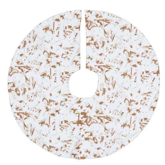 Baumrock Leinenimitat Weihnachtsbaumdecke (Vorderseite)