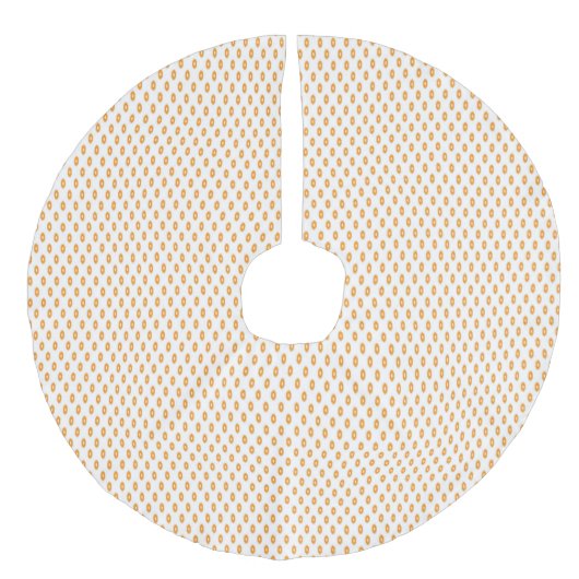 Baumrock Leinenimitat Weihnachtsbaumdecke (Vorderseite)