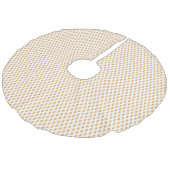 Baumrock Leinenimitat Weihnachtsbaumdecke (Schrägansicht)