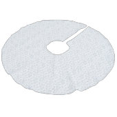 Baumrock Leinenimitat Weihnachtsbaumdecke (Schrägansicht)