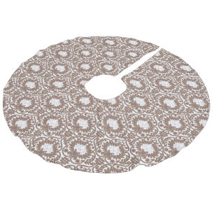 Baumrock Leinenimitat Weihnachtsbaumdecke