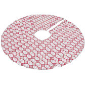 Baumrock Leinenimitat Weihnachtsbaumdecke (Schrägansicht)