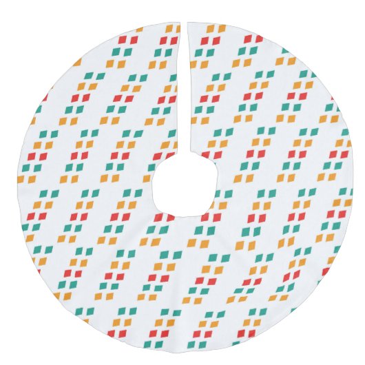 Baumrock Leinenimitat Weihnachtsbaumdecke (Vorderseite)