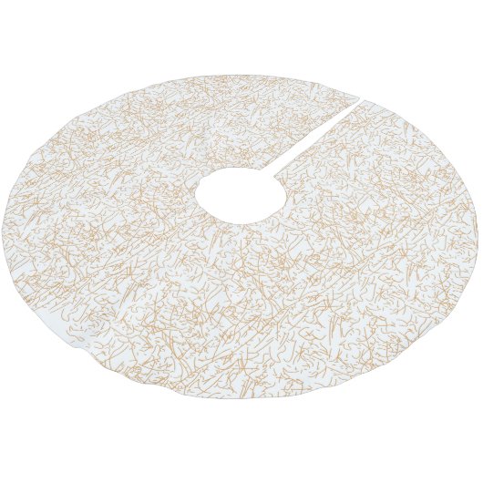 Baumrock Polyester Weihnachtsbaumdecke (Schrägansicht)