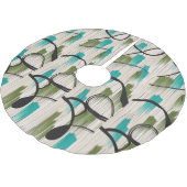 Baumrock Polyester Weihnachtsbaumdecke (Schrägansicht)