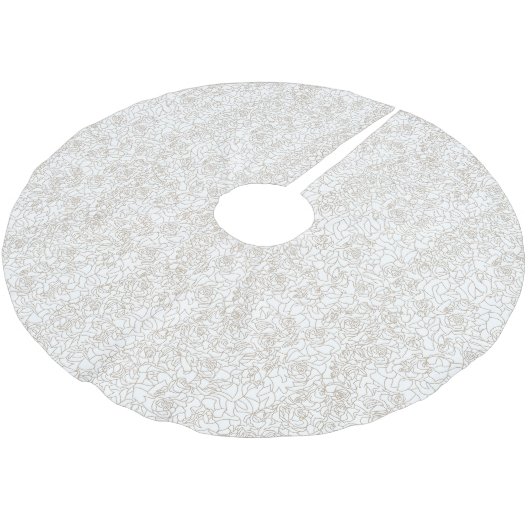 Baumrock Polyester Weihnachtsbaumdecke (Schrägansicht)