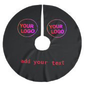 Baumrock Polyester Weihnachtsbaumdecke (Vorderseite)