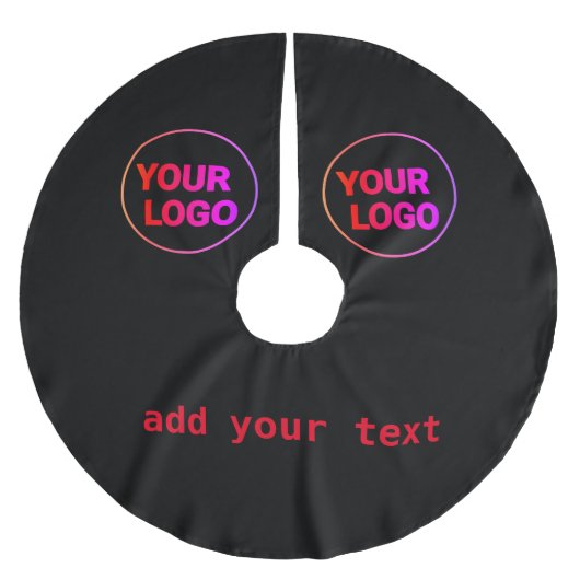 Baumrock Polyester Weihnachtsbaumdecke (Vorderseite)