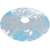 Baumrock Polyester Weihnachtsbaumdecke (Schrägansicht)