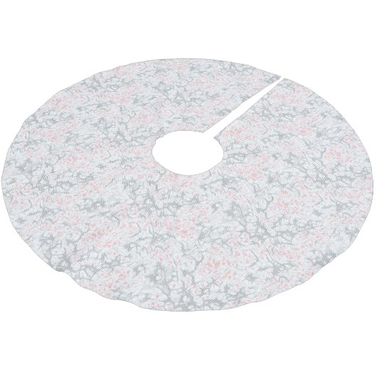 Baumrock Polyester Weihnachtsbaumdecke (Schrägansicht)