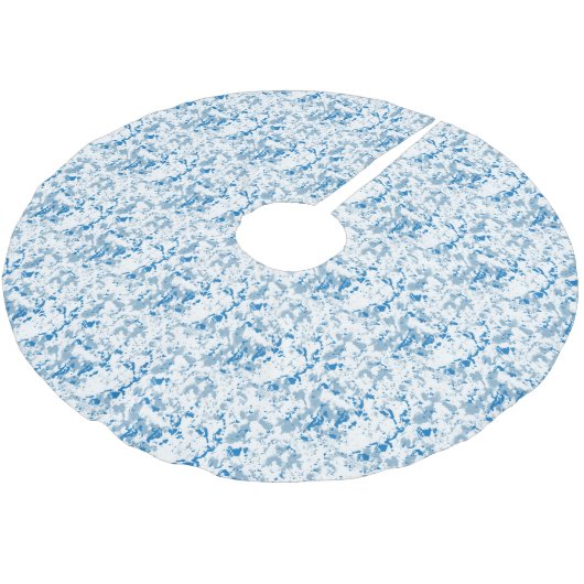 Baumrock Polyester Weihnachtsbaumdecke (Schrägansicht)