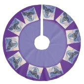 Baumrock Polyester Weihnachtsbaumdecke (Vorderseite)