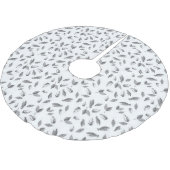 Baumrock Polyester Weihnachtsbaumdecke (Schrägansicht)