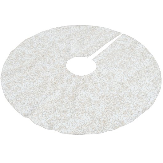 Baumrock Polyester Weihnachtsbaumdecke (Schrägansicht)