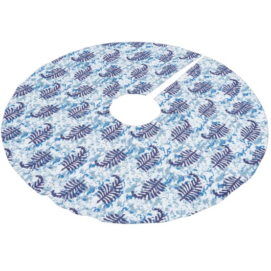 Baumrock Polyester Weihnachtsbaumdecke (Schrägansicht)