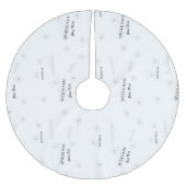 Baumrock Polyester Weihnachtsbaumdecke (Vorderseite)