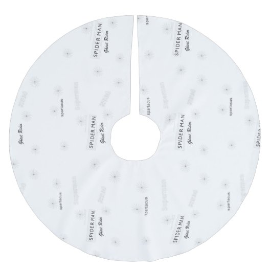 Baumrock Polyester Weihnachtsbaumdecke (Vorderseite)