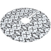 Baumrock Polyester Weihnachtsbaumdecke (Schrägansicht)