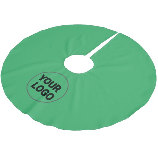 Baumrock Polyester Weihnachtsbaumdecke (Schrägansicht)