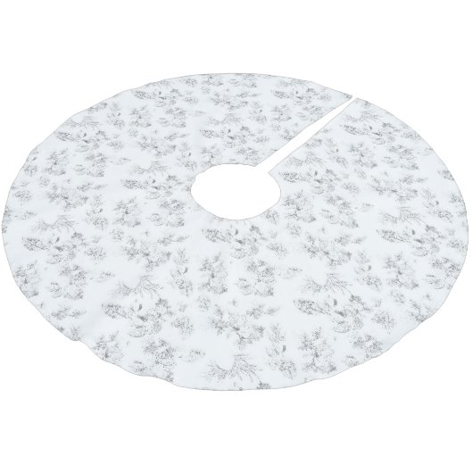 Baumrock Polyester Weihnachtsbaumdecke (Schrägansicht)