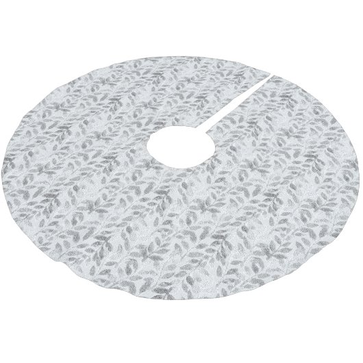 Baumrock Polyester Weihnachtsbaumdecke (Schrägansicht)