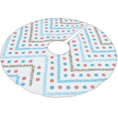 Baumrock Polyester Weihnachtsbaumdecke (Schrägansicht)