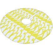 Baumrock Polyester Weihnachtsbaumdecke (Schrägansicht)