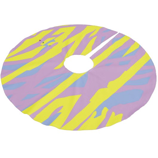 Baumrock Polyester Weihnachtsbaumdecke (Schrägansicht)