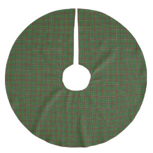Baumrock Weihnachtsneufundlandtartan Polyester Weihnachtsbaumdecke