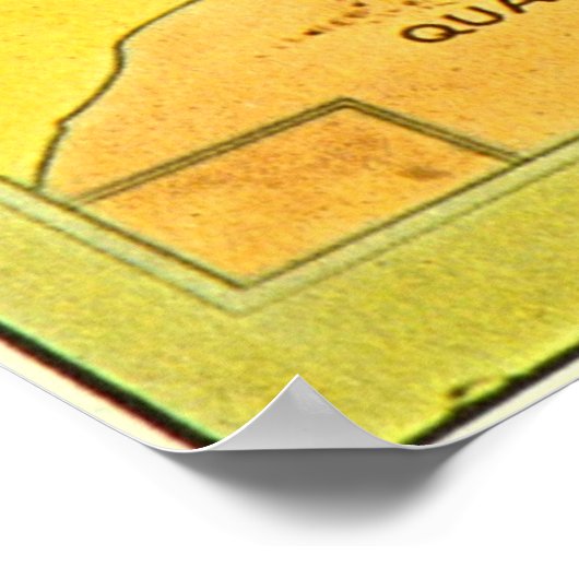 Baums erste Oz-Karte Poster (Ecke)