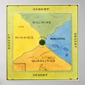 Baums erste Oz-Karte Poster (Vorne)