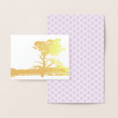 Baumschatten im Wald Folienkarte (Anzeige)