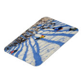 Baumschatten Morzine Magnet (Linke Seite)