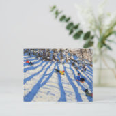 Baumschatten Morzine Postkarte (Stehend Vorderseite)