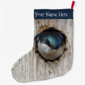 Baumschläfchen Songbird in Nestbox Großer Weihnachtsstrumpf (Rückseite)