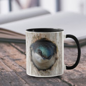 Baumschlucken in einer Nestbox Tasse