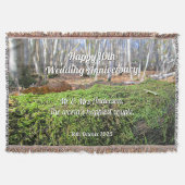 Baumschlummer im Herbstmoos - Personalisiert Decke