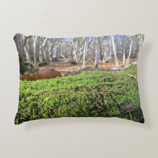 Baumschlummer im Herbstmoos - Personalisiert Dekokissen (Vorderseite)