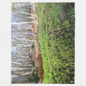 Baumschlummer im Herbstmoos - Personalisiert Fleecedecke (Vorderseite)