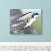 Baumschlupfstrecke Leinwanddruck (Insitu (Holzboden))