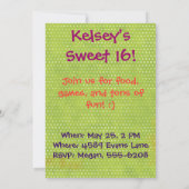 Baumschmetterling Blume Einladung (Rückseite)