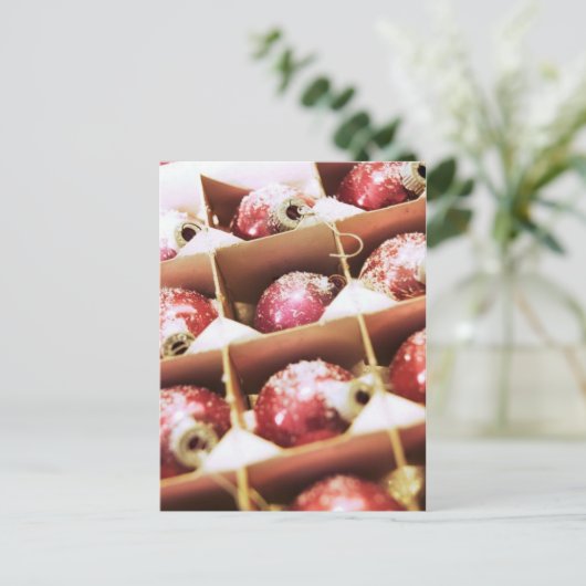 Baumschmuck Postkarte (Stehend Vorderseite)