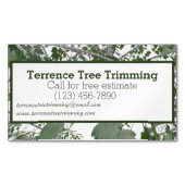 Baumschneiden Magnetische Visitenkarte (Vorderseite)