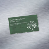 Baumschneiden | Natur im Freien | Stilbaum Magnetische Visitenkarte (Beispiel)