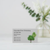 Baumschneiden und -service  visitenkarte (Stehend Vorderseite)