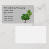 Baumschneiden und -service  visitenkarte (Vorne/Hinten)