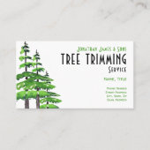 Baumschneiden Visitenkarte (Vorderseite)