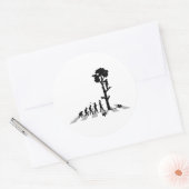 Baumschneider Runder Aufkleber (Umschlag)