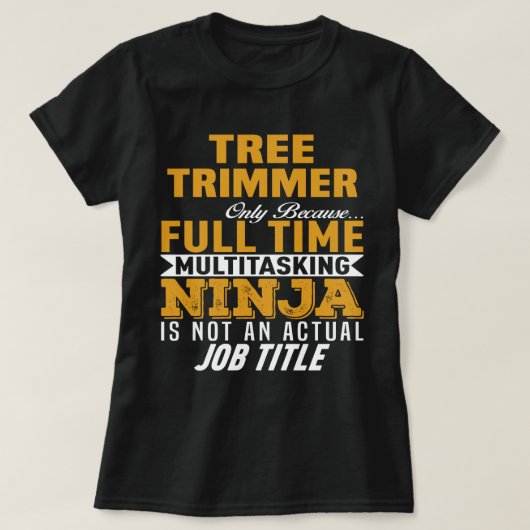 Baumschneider T-Shirt (Design vorne)