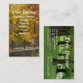 Baumschneider Visitenkarte (Vorne/Hinten)